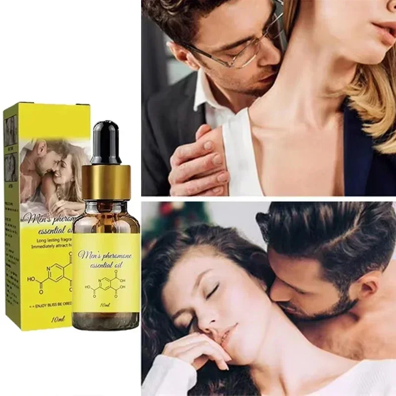Pheromone Perfume Oil 10ml For Men Women Long-lasting Natural Refreshing Body Perfume Fragrance Pheromone Essential Oil