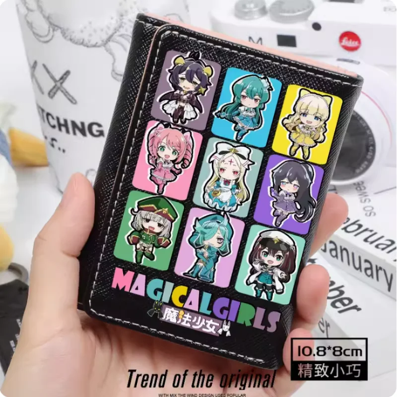 Anime Gushing over Magical Girls  Fashion Wallet PU Purse Card Holder Hasp Money Bag Cosplay Gift B1342