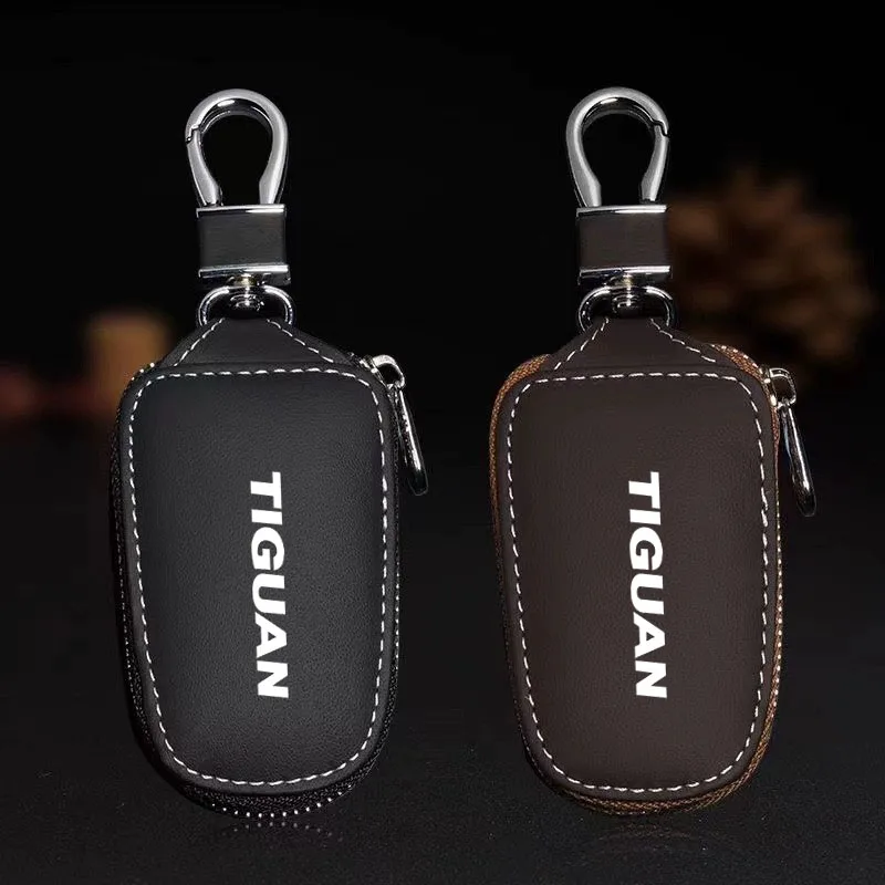 

Car key pack leather remote control protective case for key case Volkswagen VW Tiguan Car Accessories