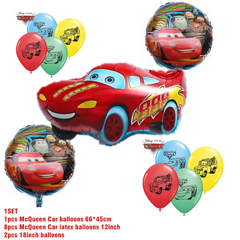 Ballon Cars Mini Forme Voiture Disney - Anniversaire 