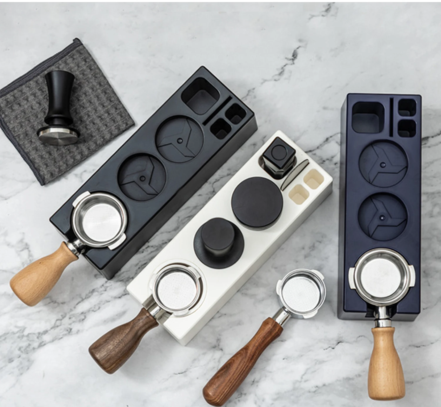 Coffee Tamper Holder-Espresso Filter Stand-Barista...