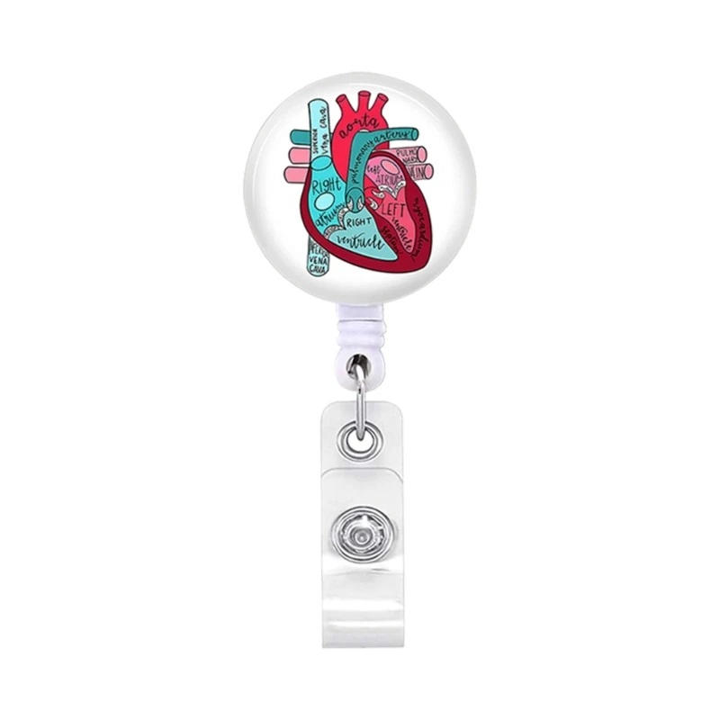 Badge Reels Holder Retractable with Clip for Nurse Name Tags Card
