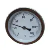 Metal Thermometer 0-120 Degree Temperature Range Stainless Steel Dial Thermometer for Outdoor Stoves Grill Oven Heating Systems 2