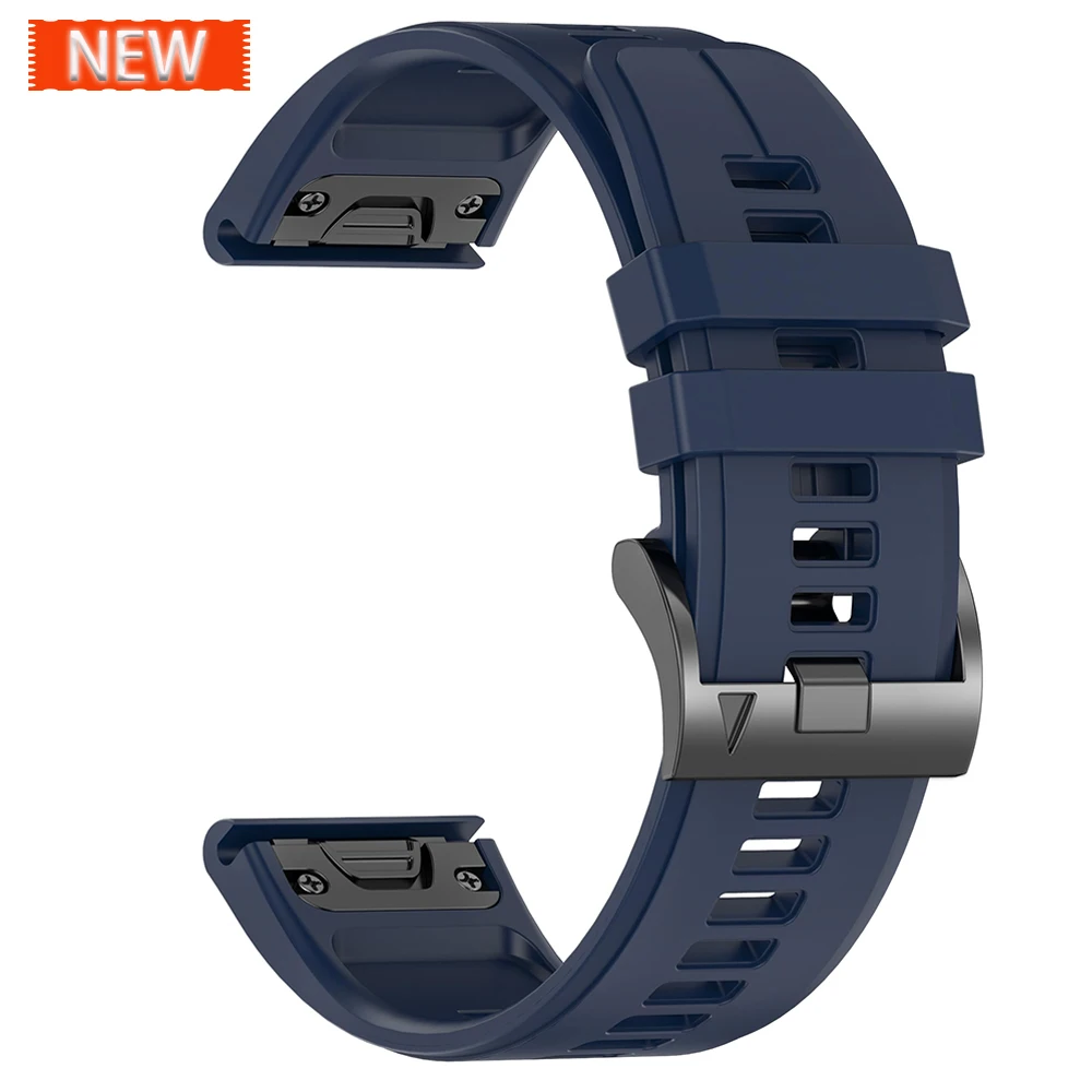 22MM 26MM Offizielles Silikonarmband für Garmin Fenix 5X 5 Plus Fenix8 E 7X 7 6X 6 Pro Sapphire Smart Watch Band QuickFit Armband – Detail 28