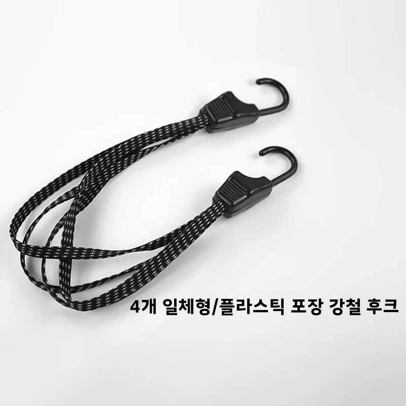 오토바이 후크용 탄성 번지 코드, 자동차 트렁크 자전거 고정 스트랩, 오토바이 화물 고정 스트랩, 탄성 러기지 로프