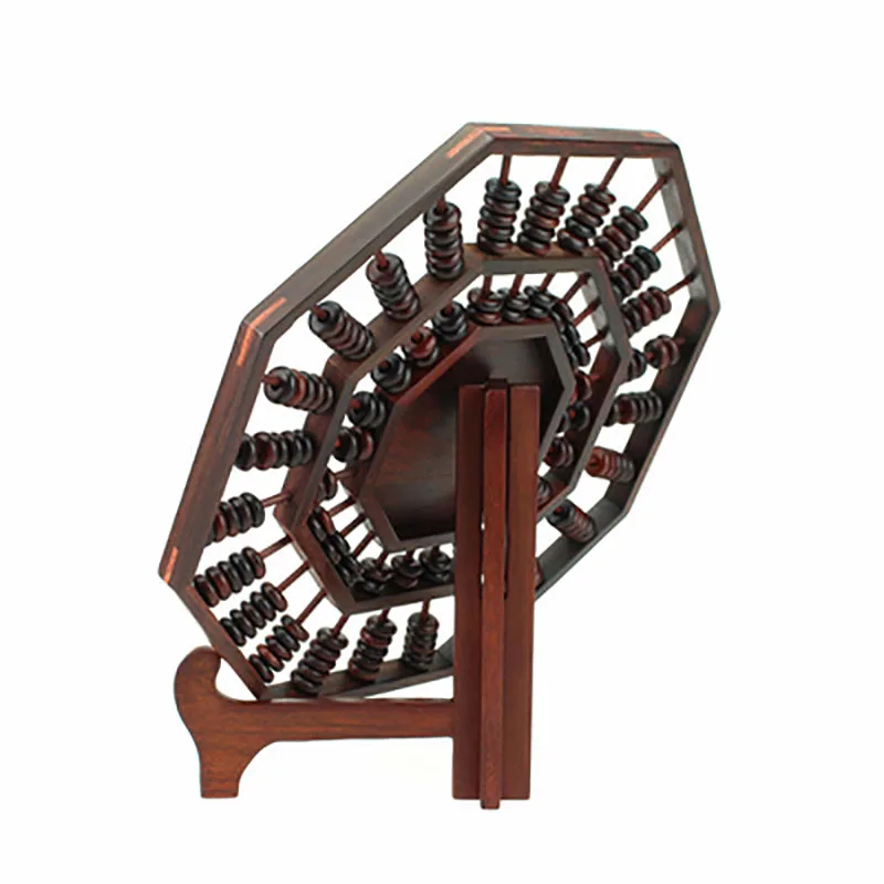 Rosewood-Solid Wood Rotary Abacus, Feng Shui Ornaments, Household Goods, Wood Carving, Creative Craft Gifts