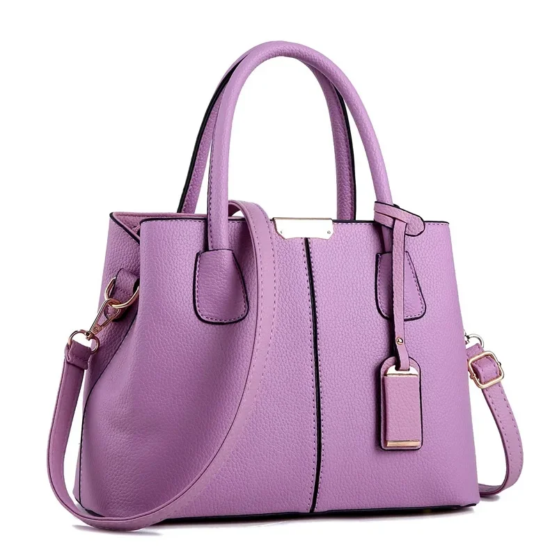 Soft PU Leather Tote Bag - Stylish Women's Handbag
