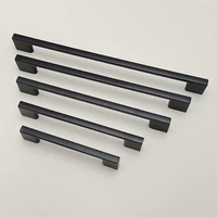 สไตล์อเมริกัน 2 สีตู้จับเฟอร์นิเจอร์ตู้เสื้อผ้าผนังตู้ประตูมือจับลิ้นชักและตู้รองเท้าจับฮาร์ดแวร์ 4