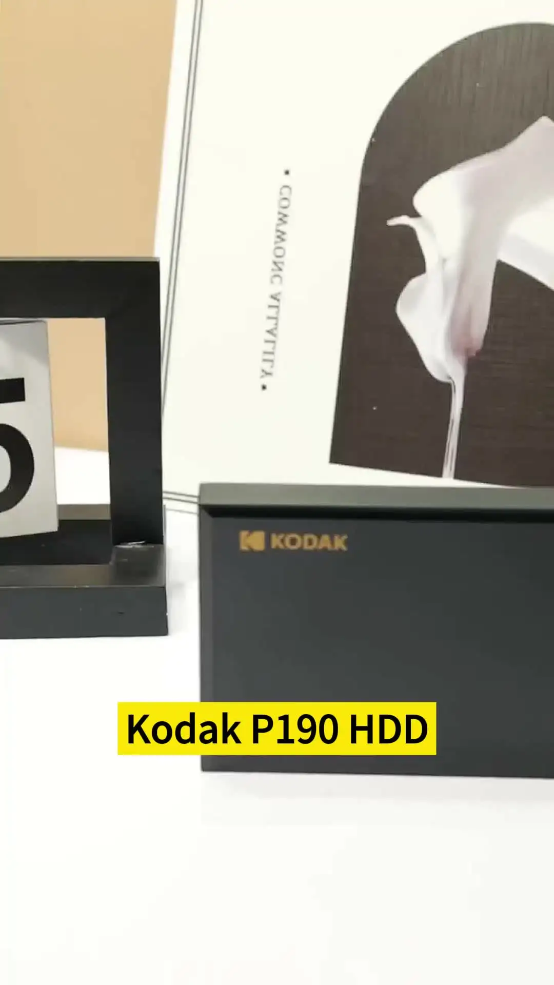 【新品未使用】KODAK Portable HDD P190 2TB KODAK Portable HDD 1TB External Hard Disk Drive 5Gbps High