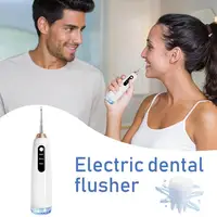 Cordless Oral Irrigator Portable Dental Water Flosser USB Rechargeable Waterproof Mouth Washing Machine 500ml for Home Travel 2