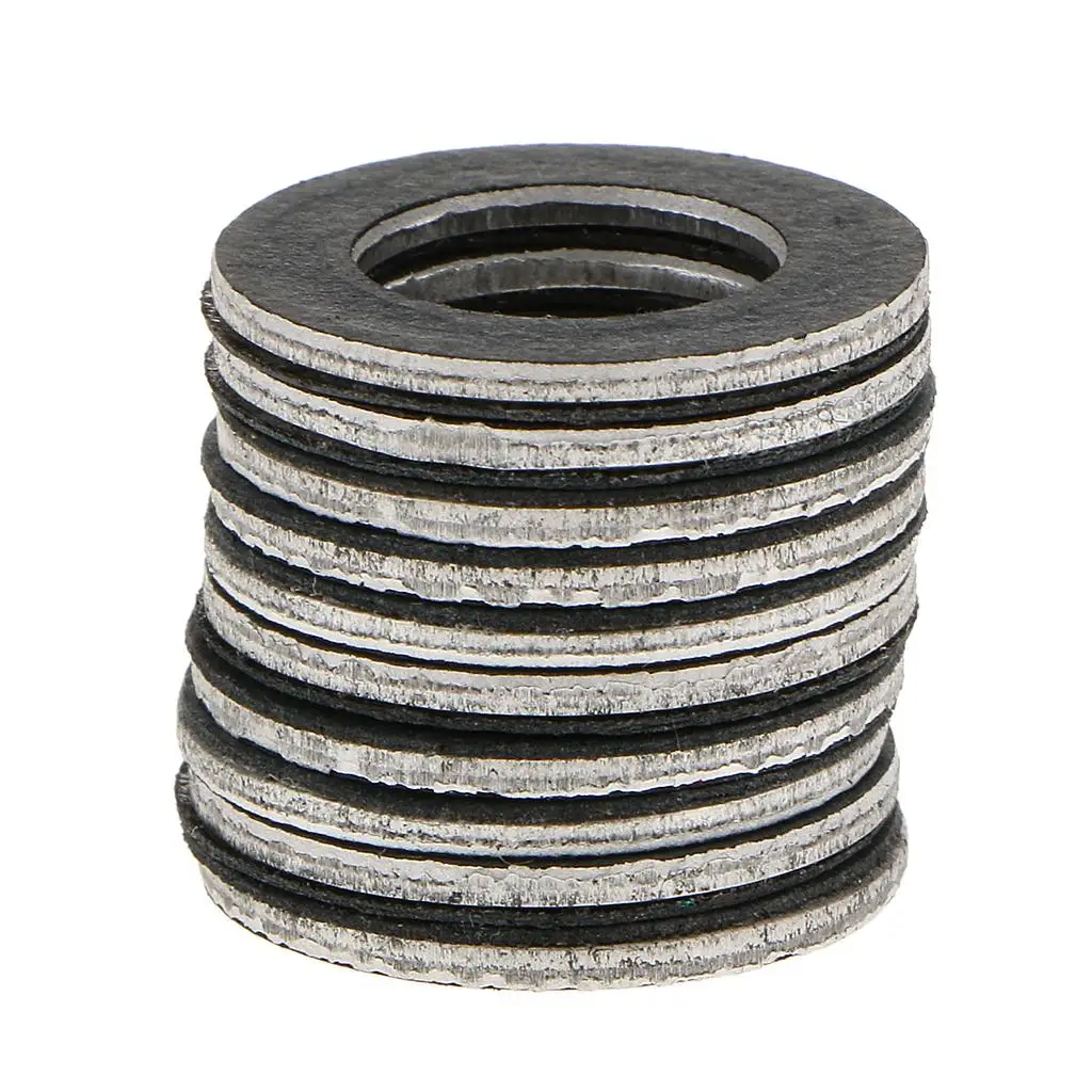 Oil Drain Plug Crush Washer Gaskets for Toyota 90430-12031 Pack of 10 High Quality Oil Drain Plug Gasket