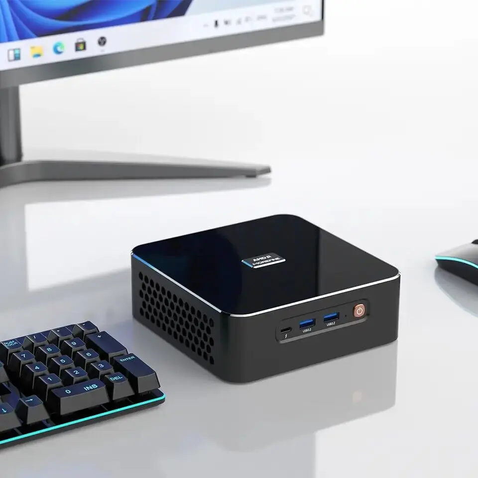 Gaming Nuc Computer AMD Zen4 Ryzen9 7940HS R7 7840HS 7735HS Windows11 2*DDR5 5600MHz PCIE4.0 USB4.0 Thunderbolt3 WiFi6E
