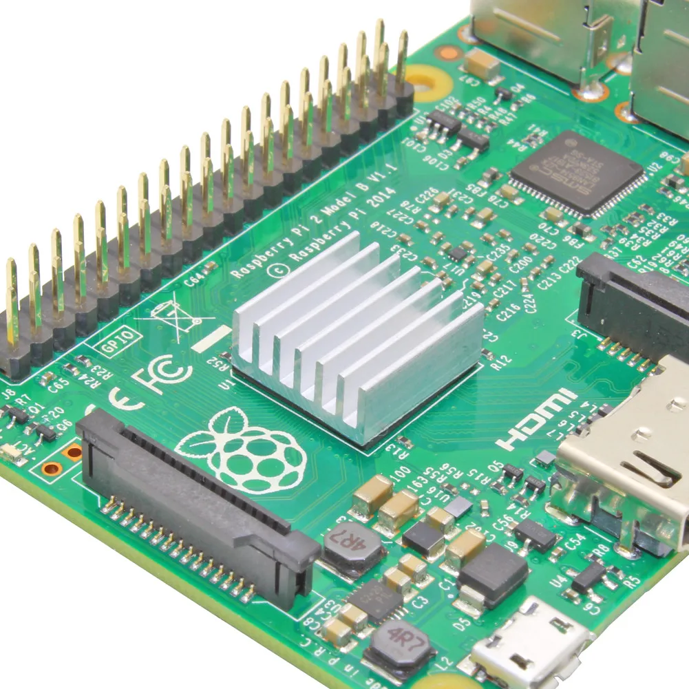 Aluminum Heatsink Radiator for Electronic IC Chip Raspberry Pi Cooling