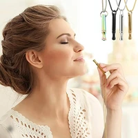 Breathing Exercises Choker Necklace Anxiety Relief Clavicle Chain Jewelry Gift Dropshipping 2
