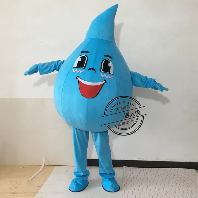 Adult Water Drop Raindrop Drip Mascot Costume Mascotte Theme Carnival  Character Suit Funny Mascots Free Shipping - Mascot - AliExpress