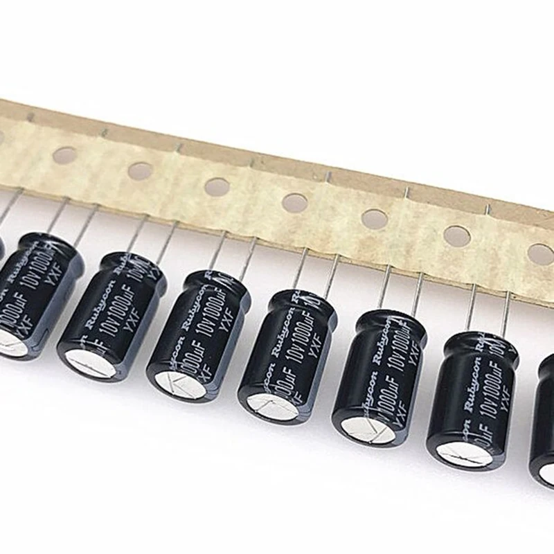 10 pçs lote Rubycon 1000uF 10V 10*16mm