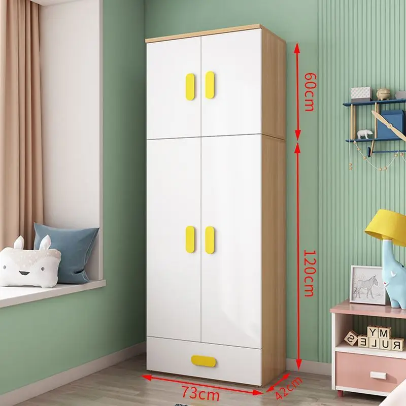 Mobile Clothes Wardrobes Closet Bedroom Kids Shelves Storage Organizer Sideboard Modern Kindergarderobe Room Furniture CY50CW
