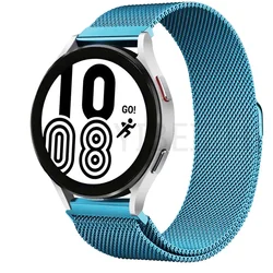 Elegant Milanese Magnetic Watch Strap, 22mm/20mm - Premium Mesh Band for 22MM watch band (Sky blue 15)