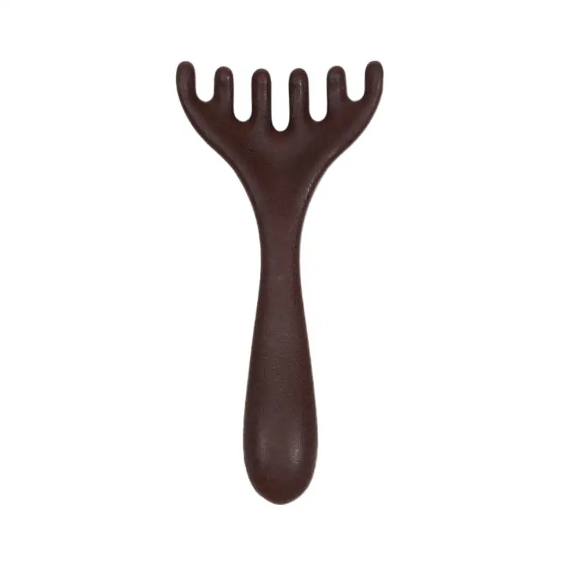 가정용 나무 마사지 롤러 핸드헬드 수동 바디 마사지 괄사 도구 전신 핸드 푸시 트리거 포인트 마사지기 여성 남성용