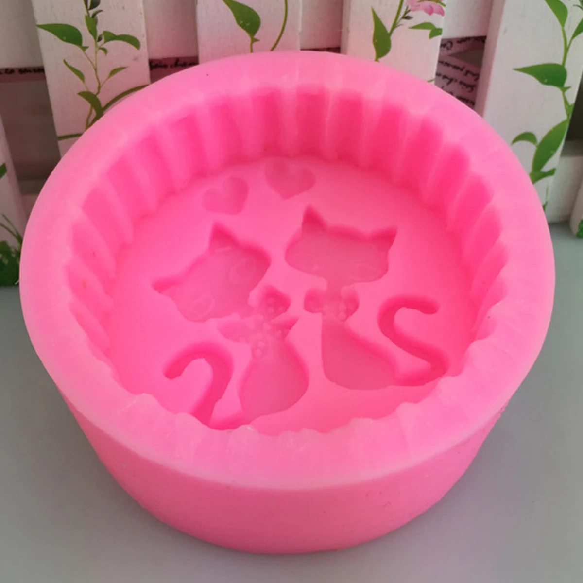 Cat Silicone Mold Used Making Candy and Cake