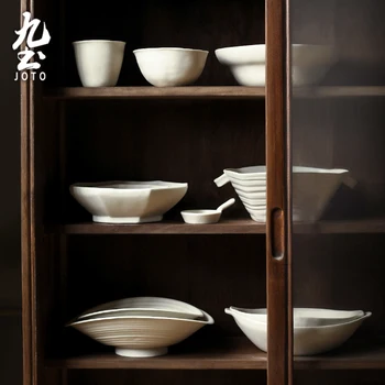 JOTO Delicate glaze for easy cleaning Vintage Ceramic Dish Set CJR0589
