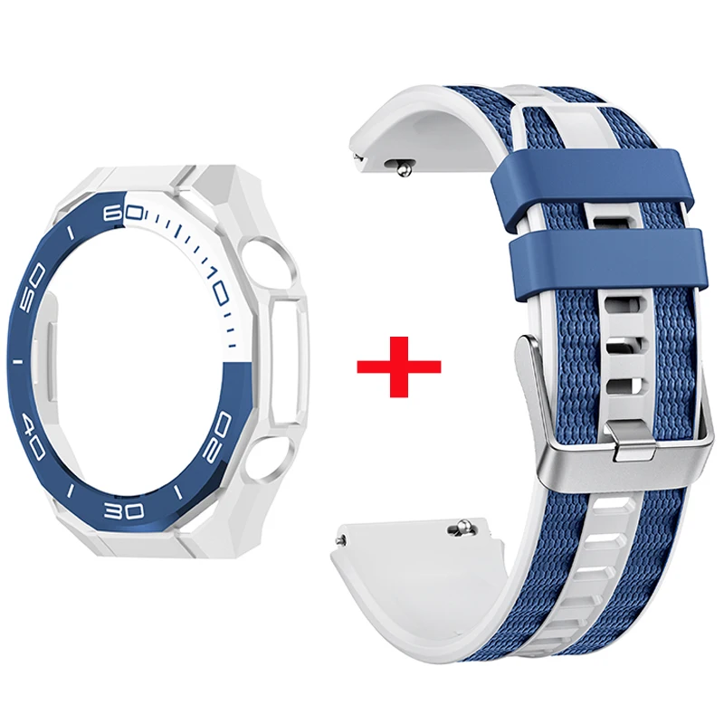 Silicone Strap with PC Hollow Case - Full Coverage Protective Bumper