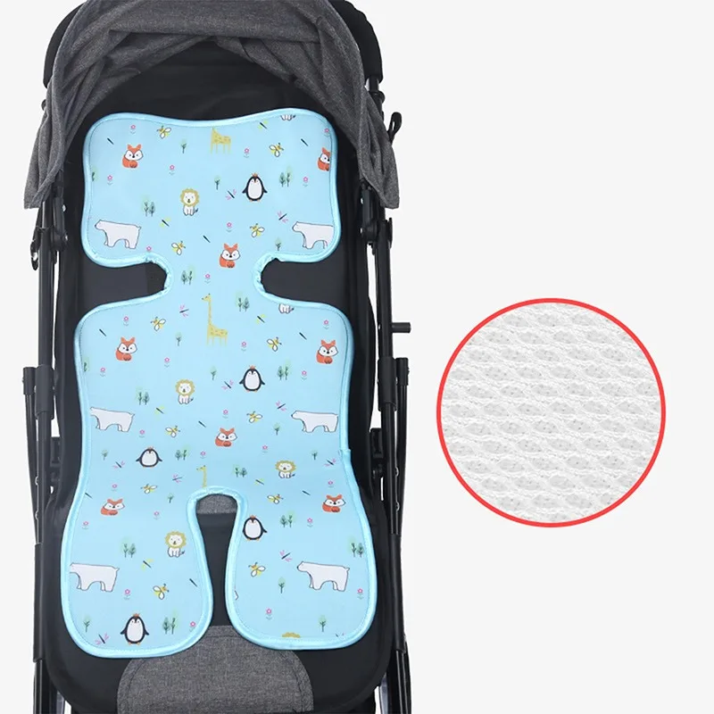baby stroller accessories bassinet 33x74CM Summer Baby Stroller Cooling Pad 3D Air Mesh Breathable Stroller Mat Universal Seat Mattress Baby Car Seat Cover Cushion hot mom baby stroller accessories Baby Strollers