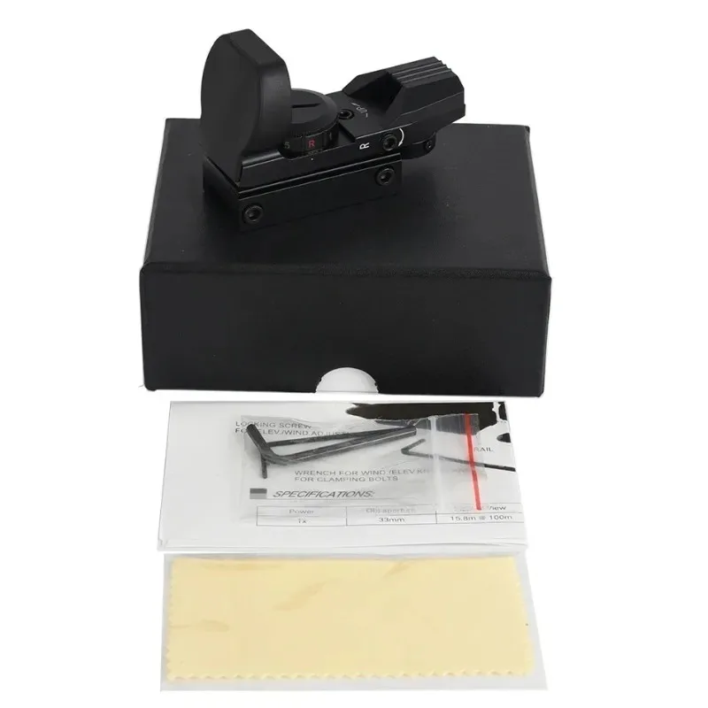 Compact HD101 Red Dot Reflex Sight portable outdoor hunting optical rifle scopes adjustable brightness Glock gun airsoft sight