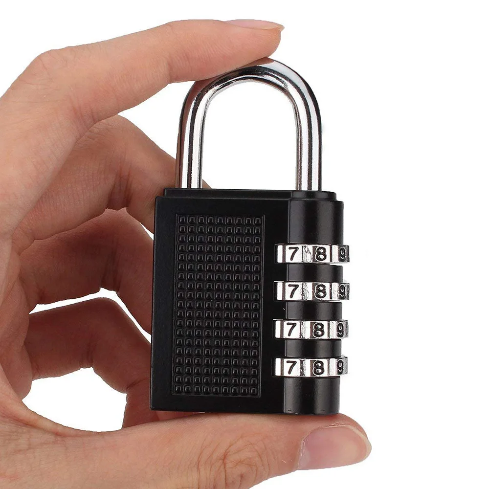 3/4 Digit Dial Combination Password Code Number Lock Padlock Safety Travel Security Lock for Luggage Backpack Suitcase Drawer combination padlock combination locks