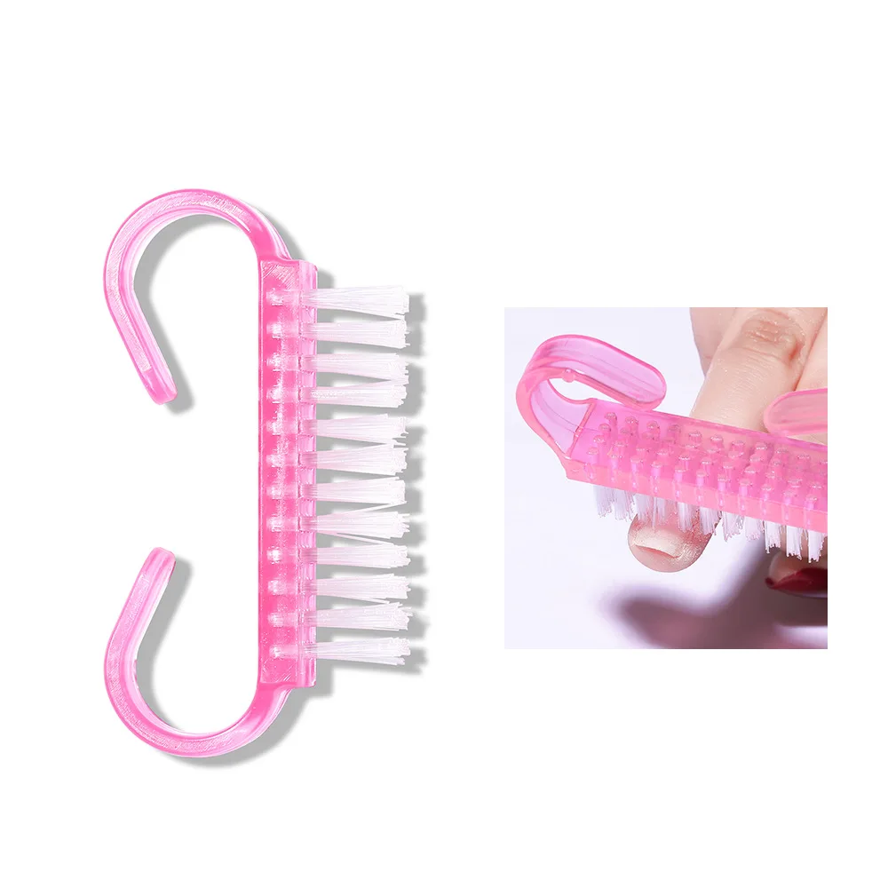 Cleaning Nail Brushes Clean Nails Tools Plastic Dust Cleaner Brushes Nail Art Manicure Pedicure Manicure tools 5Pcs/100Pcs nail brushes,nail art tools,nail cleaning brush