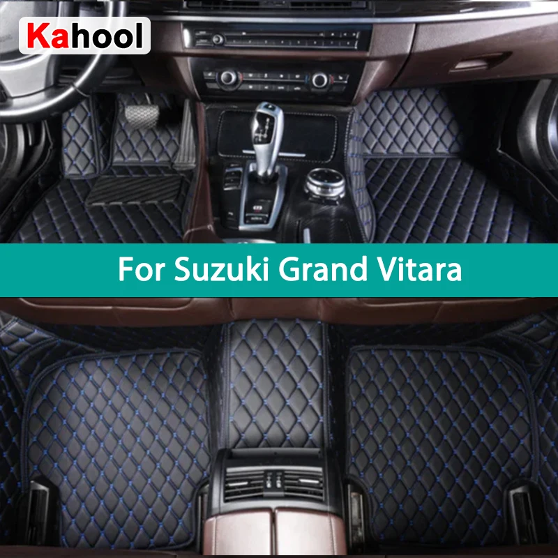 

KAHOOL Custom Car Floor Mats For Suzuki Grand Vitara 2005-2022 Auto Carpets Foot Coche Accessorie