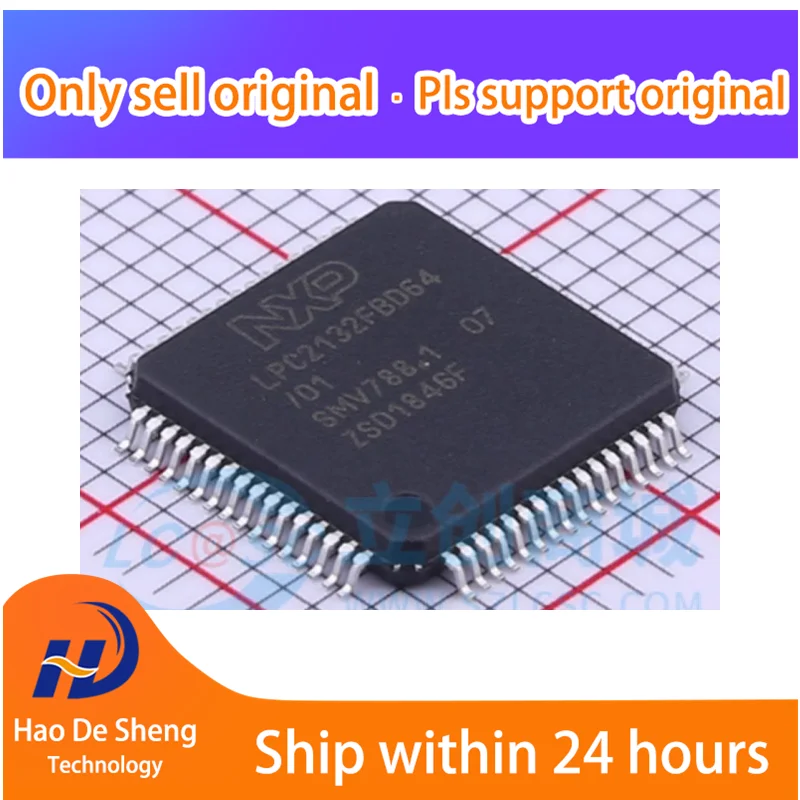 

5PCS/LOT LPC2132FBD64 LPC2132FBD64/01 QFP64 New Original In Stock