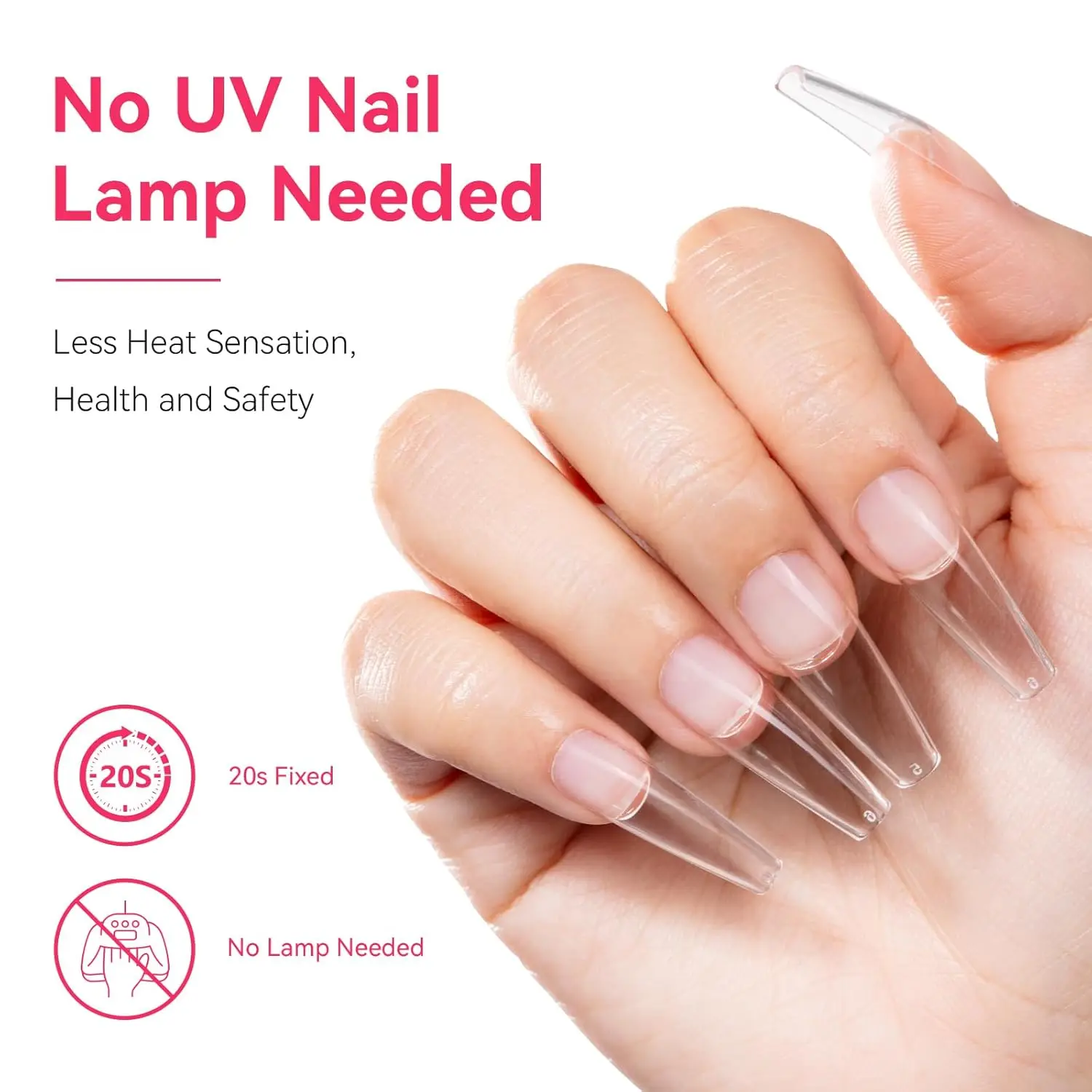 Makartt Solid Nail Glue for Press on Nails, Nail Glue Remover for UV Nail Glue, Non acetone Gentle Glue Off for False Nails Glue 2