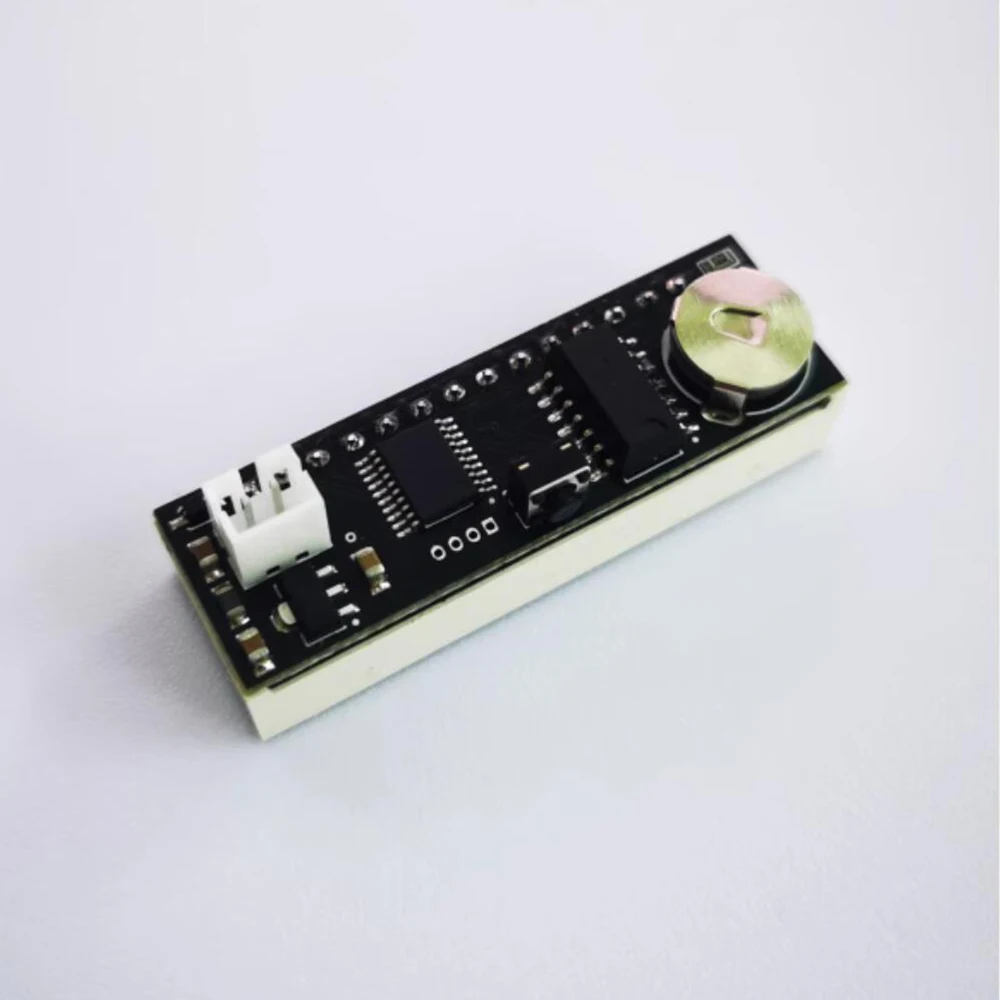 Compact LED Digital Clock with Second Display and Adjustable Brightness