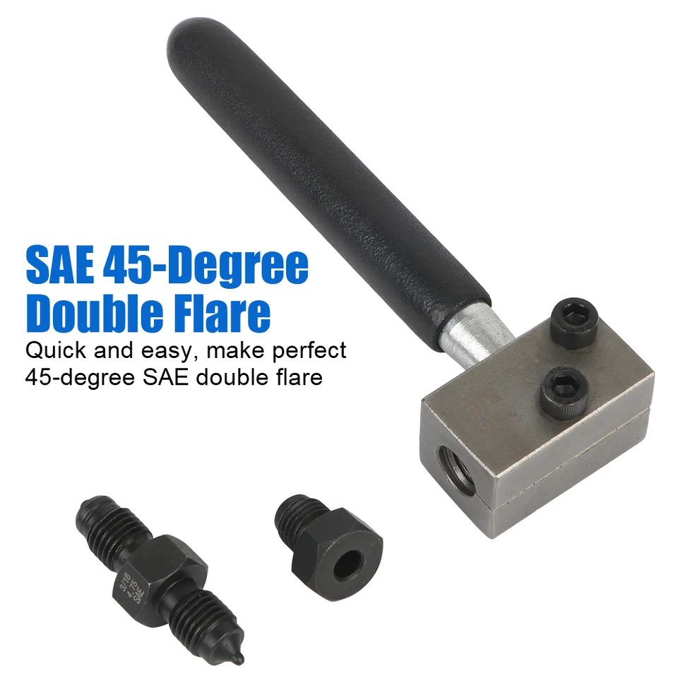 Kit Outils De Torchage Ligne De Frein 6 Pièces - Pour Diamètres 3/16" Et 1/4", Double évasement, Neuf