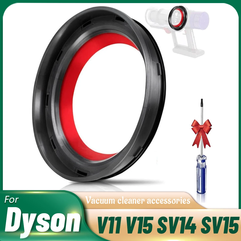 Dust Bin Top Fixed Sealing Ring For Dyson V11 V15 SV14 SV15 SV22 Vacuum Cleaner Canister Replacement Parts with T8 Screwdriver
