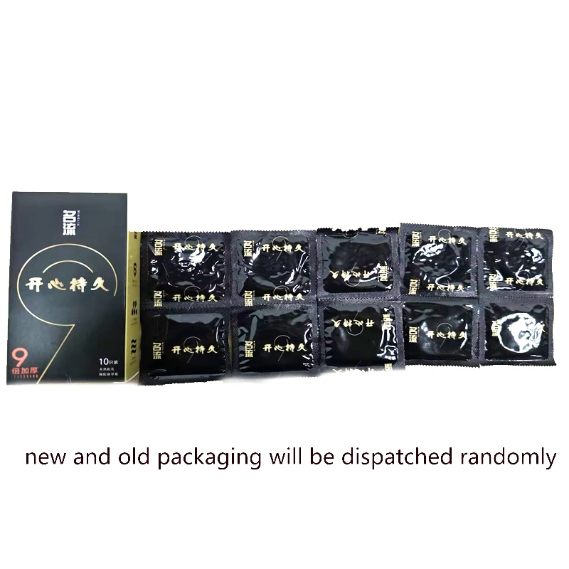 PERSONAGE 027 Super Thick Physical Delay Men Condom Penis Sleeve Long 10pcs Thicken Time Delay Contraception Ejaculation Delay 5