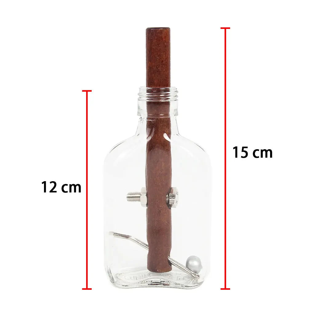IQ Glass Bottle Puzzle Assembly and Disentanglement 3D Puzzles Intelligence Stress Relief Game Gifts IQ Glass Bottle Puzzle Assembly and Disentanglement 3D Puzzles Intelligence Stress Relief Game Gifts