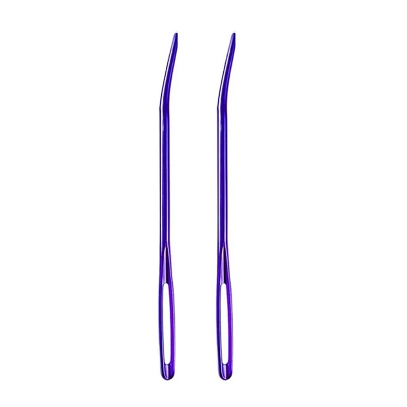Sewing Needle Set Large Eye Needle Embroidery Bent Needle Yarn Darning Needle for Wool Sewing Knitting Crocheting - 4