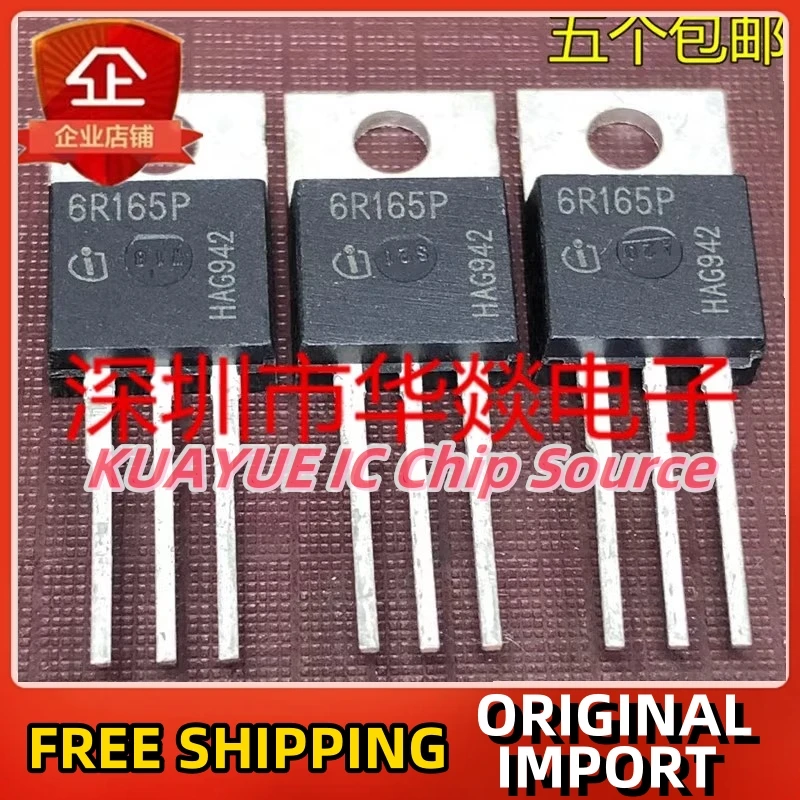 

10PCS-30PCS/ IPP60R165CP 6R165P TO-220 650V 21A Fast Shipping Quality Guarantee