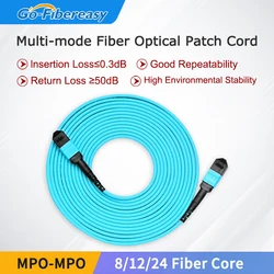 40Gb/100Gb Fiber Optic Cable OM3 Multi-Mode,MPO/MTP to MPO 12Fibers Female, Type B For 40GBASE-SR4,1M,2M,3M,5M,10M Fiber Cable