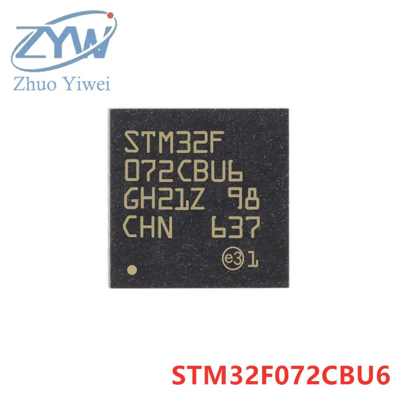 

STM32F072 STM32F072CBU6 UFQFPN-48 Cortex-M0 32-bit Microcontroller-MCU Chip IC Integrated Circuit