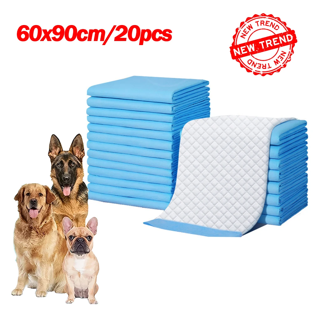 YENI Emici Köpekler Bezi Tek Kullanımlık Köpek 20/40/50/100 ADET Eğitim Işemek Pedleri Hızlı Kuru Yüzey Mat Temiz Yastık Köpek Malzemeleri