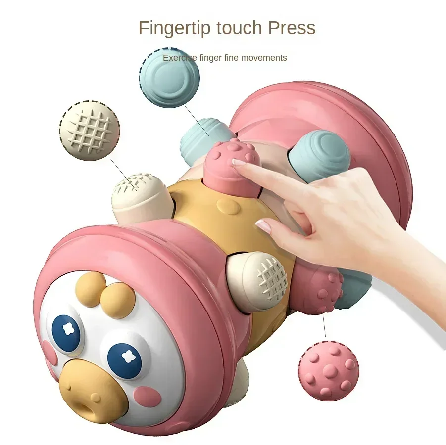 طفل الزحف الأسطوانة لعبة نشاط الرضع البطن الوقت الأسطوانة مونتيسوري التعليمية التنمية ألعاب حسية للأطفال 0 12 شهرا