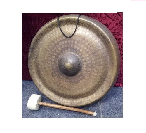 Hand made engraving bronze Tibetan GONG