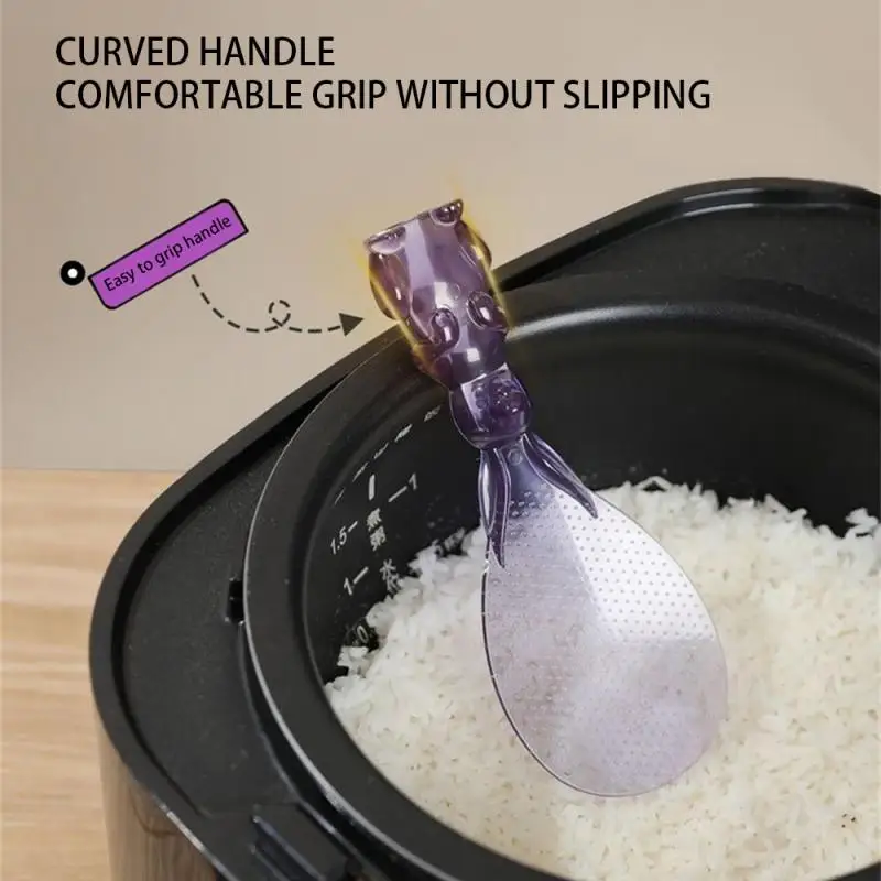 Practical Spoon Kitchen Tools Rice Spoon Ergonomic Innovative Design Non-stick Durable