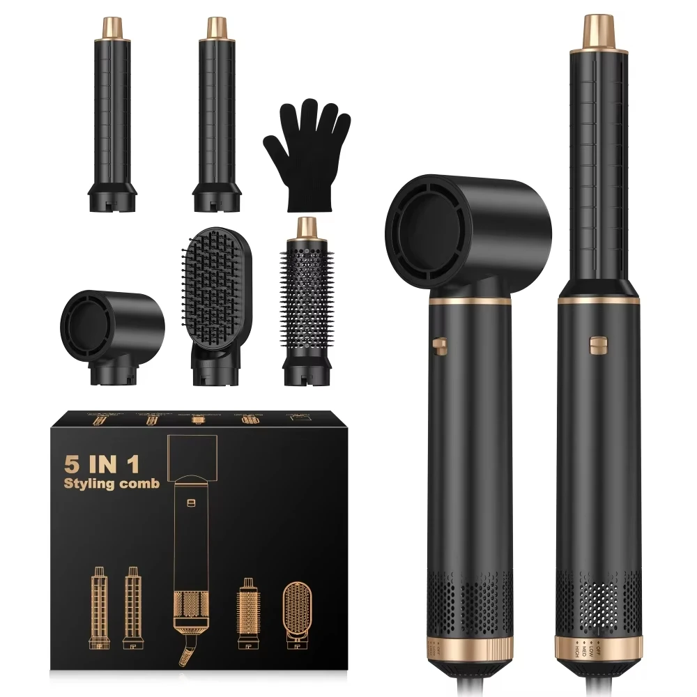 5 in 1 Air Styler Hair Dryer Brush 1000W Hair Dryer Curler Straightener hair dryer for drying hair sale