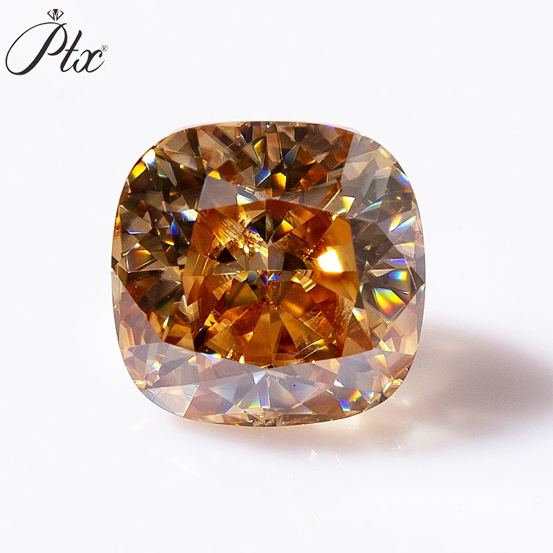 7x7mm Top Selling Loose Gemstones Moissanite Diamond With GRA Dark