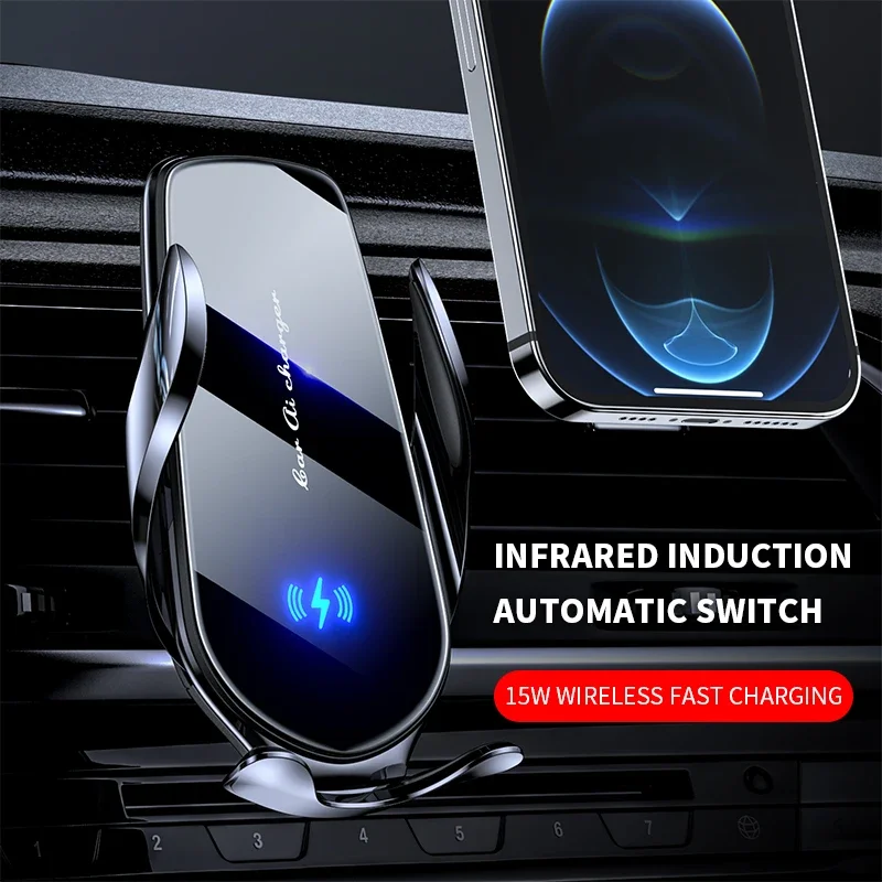 30W Car Wireless Charging Auto Wireless Charger Stand For iPhone 15 14 13 Samsung Xiaomi Air Vent Stand Car Phone Holder Mount