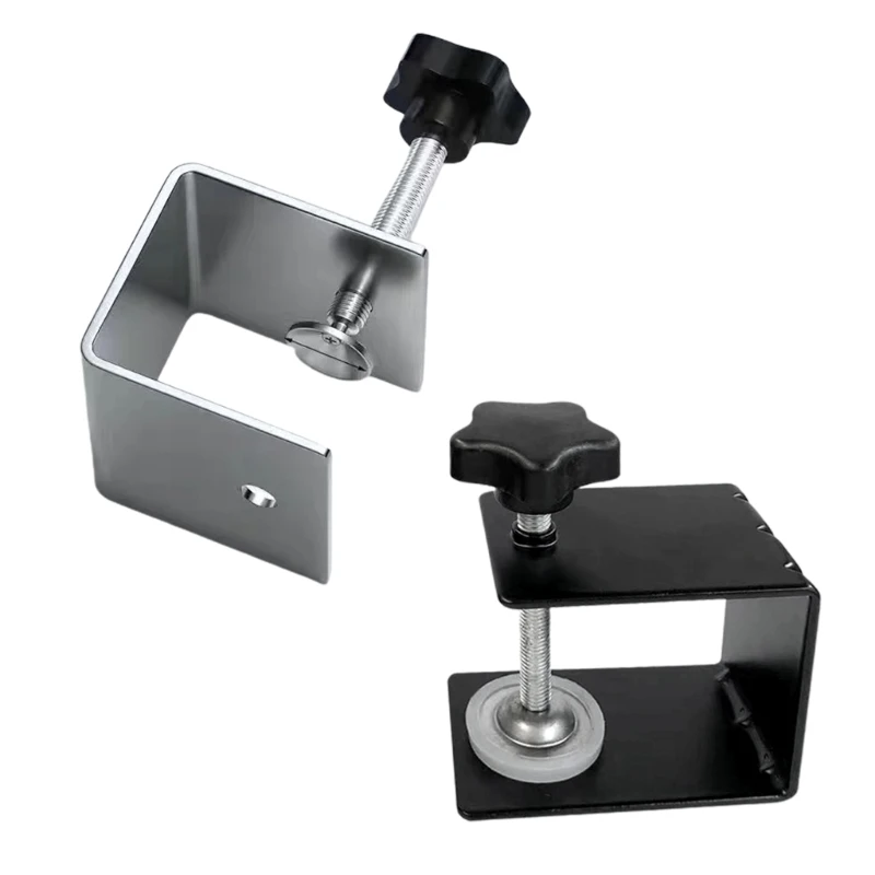 Cabinet Installation Clamp Universal C-Clamp Stainless Steel Furniture Drawer Flexible Support Clip Desktop Holder Mount